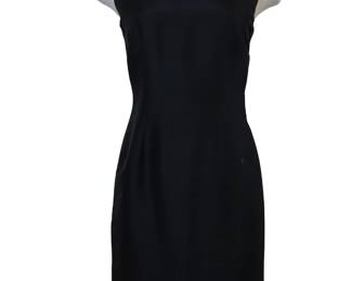 The J. Peterman Co. Silk Black Dress
