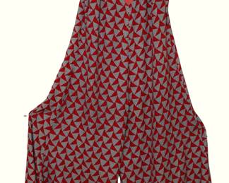  This Colorful Sleeveless Italian Made Wide Leg Jumpsuit
