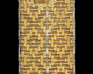 18k Yellow And White Gold Luxury Pocket Italian Lighter