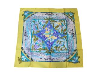 Hermès "Tropiques" Silk Carré Scarf