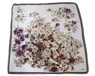  Vintage Gucci Silk Scarf