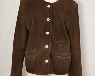 The J. Peterman Co. Leather Womans Jacket