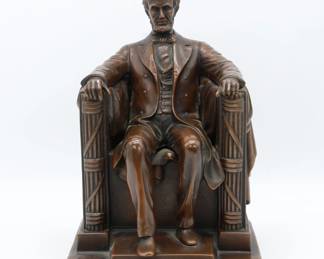 Vintage French Lincoln Sitting On The Chair By Jenning Bros 1930's
