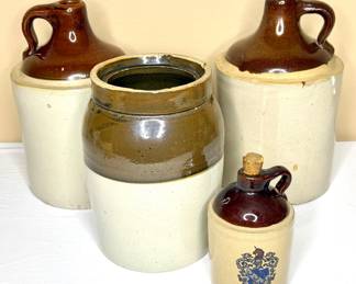 Lot of 4 Vintage Crocks 