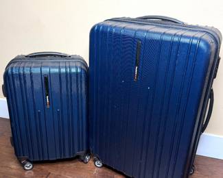 Set of 2 Traveler’s Choice Spinner Suitcases 
