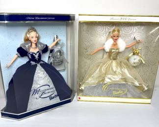 Set of 2 Year 2000 Collectible Barbies 