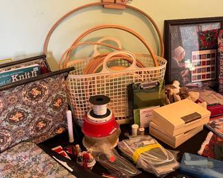 Sewing, knitting, and craft supplies