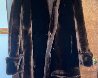 Heavy long fur coat from Finger’s Furs Kalamazoo