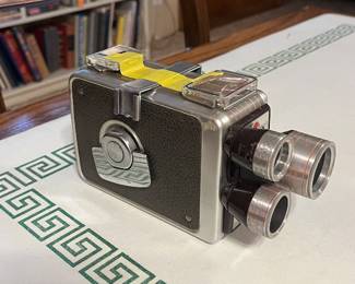 Vintage 1950s Kodak Brownie Turret 3-Lens 8mm Movie Camera