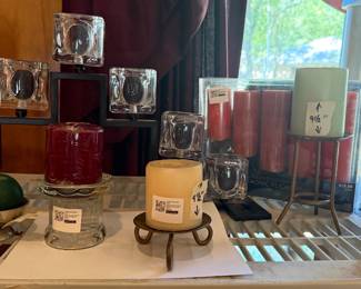 Candles and candle holders