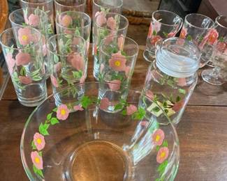 386 massivedesertrosedinnerwareandglass