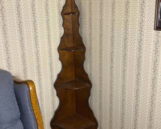228 vintagewoodencornershelf