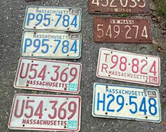 314 vintagemassachusettslicenseplatesass