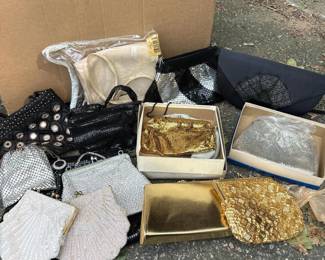379 assortedvintageeveningbagsandclutch