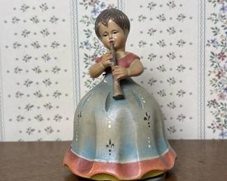 232 vintageanrihandpaintedgirlmusicbox