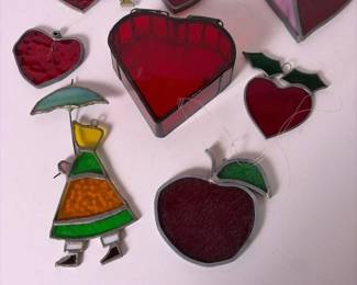 125 lotofstainedglasssuncatcherswithhe