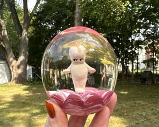 034 vintage1973stclairkewpiedollglass