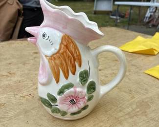 131 ceramicroosterpitcher
