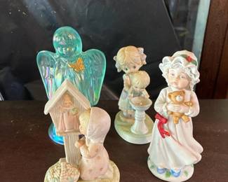 330 ceramicandglasschildangelfigurines
