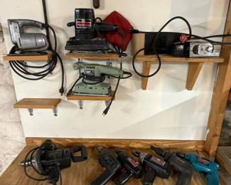 267 assortedelectricpowertoolsdrillssan
