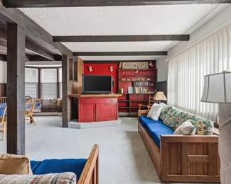 BAR, SOFA, FLOOR LAMP
