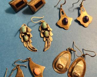 Silver Earrings - Many with Maker's Mark