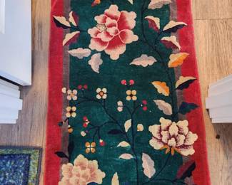Antique/Vintage Chinese Wool Carpet.
