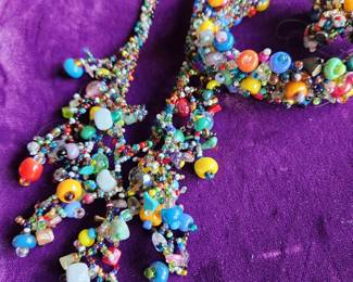 Handmade Necklace and Matching Bracelet.