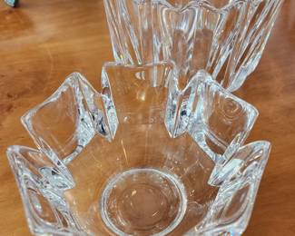 Orrefors Swedish Crystal Bowls.