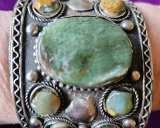 Vintage Silver Tone Cuff Bracelet