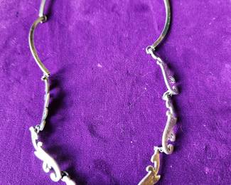Silver Necklace. 