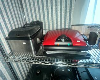 DEEP FRYER, FOREMAN GRILL