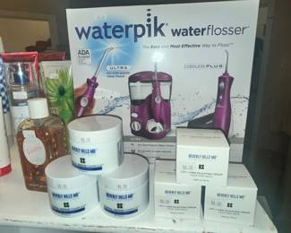 WATERPIK, BEVERLY HILLS MD SKINCARE PRODUCTS!