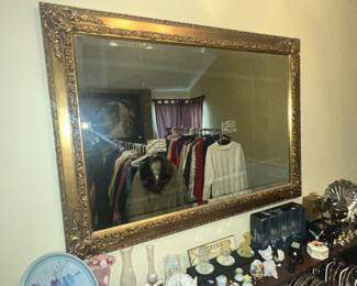 FABULOUS, LARGE BEVELLED GLASS MIRROR
