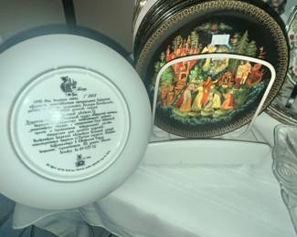 RUSSIAN FAIRY TALES PLATES FROM BRADFORD EXCHANGE