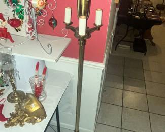 AMAZING SOLID BRASS "STIFFEL" FLOOR LAMP