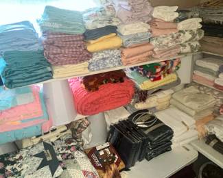 SHEETS, BLANKETS, CURTAINS