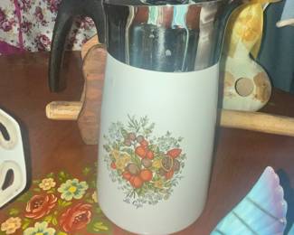 VINTAGE CORNING "SPICE OF LIFE" PERCOLATOR