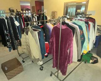 THREE MORE RACKS OF FINE CLOTHES!