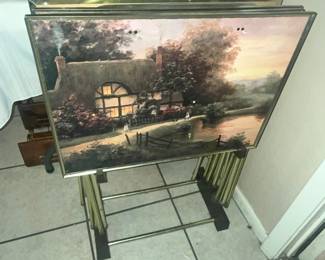 CHRISTA KIEFFER TV TRAY SET