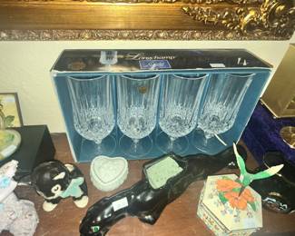 NEW LONGCHAMP STEMWARE BY CRISTAL de ARQUES