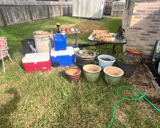 COOLERS, FLOWER POTS