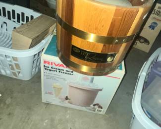 TWO ICE CREAM MAKERS