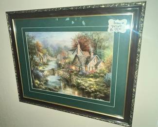 FRAMED COPUNTRY PRINT