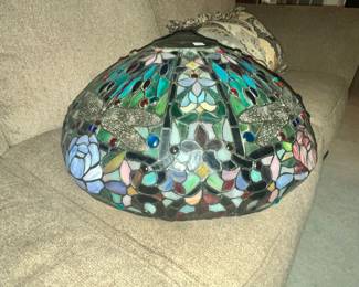 GORGEOUS LEADED GLASS SHADE