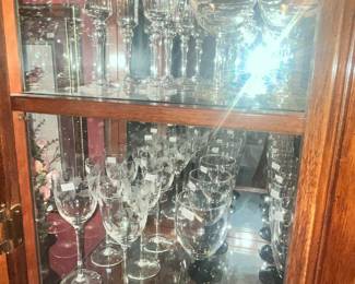SOME OF THE BEAUTIFUL STEMWARE!