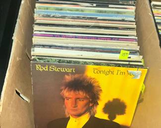 TWO BOXES OF VINYL LP'S