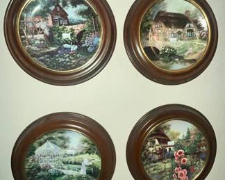 FRAMED "COUNTRY COTTAGES" COLLECTION BY VIOLET L. SCHWENIG