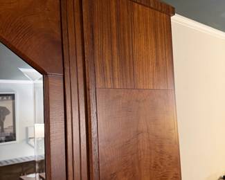 T13 - $2,250. Mirrored Armoire / Wardrobe. EXCELLENT Condition. You will not find one in better shape! Purchased at an antique store in Scott, AR. Measures 70" x 20" x 7' tall. I believe it moves in 5 pieces - please have appropriate help - it's still going to be a project!
