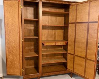 T13 - $2,250. Mirrored Armoire / Wardrobe. EXCELLENT Condition. You will not find one in better shape! Purchased at an antique store in Scott, AR. Measures 70" x 20" x 7' tall. I believe it moves in 5 pieces - please have appropriate help - it's still going to be a project!